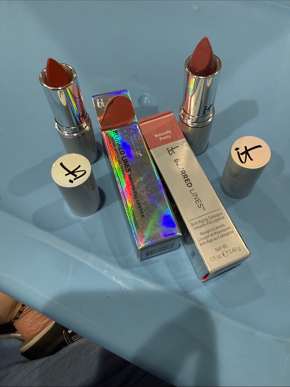 It Cosmetics Blush/Pressed Powder/Blurred Lines x 2/Perfect Lighting - Picture 10 of 11